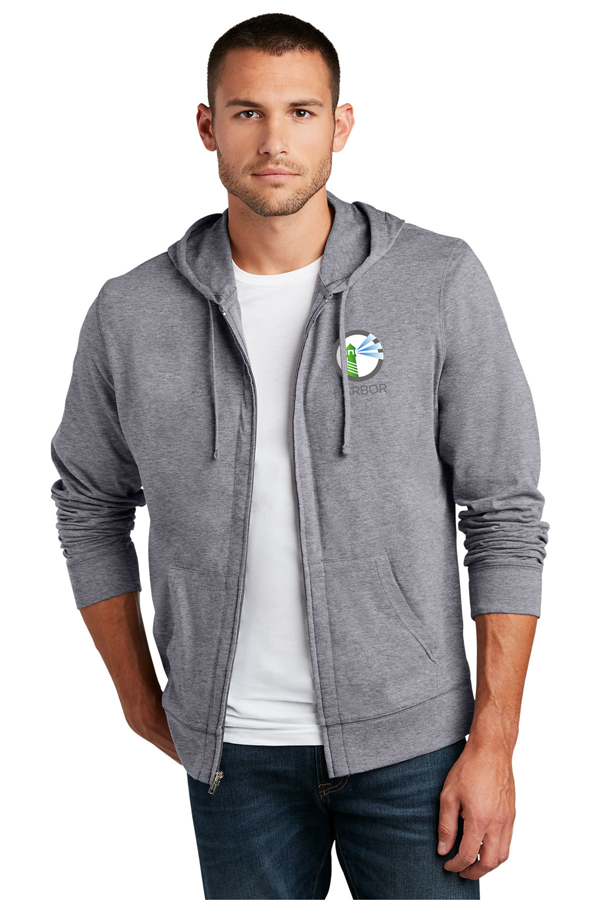Harbor Full-Color | District Jersey Full-Zip Hoodie